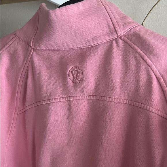 Lululemon Pink Quarter-Zip Pullover Sweatshirt L-XL - Picture 5 of 5